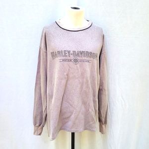 Men's Harley Davidson long sleeve thermal shirt, Harley Haven, grey, sz 2XL